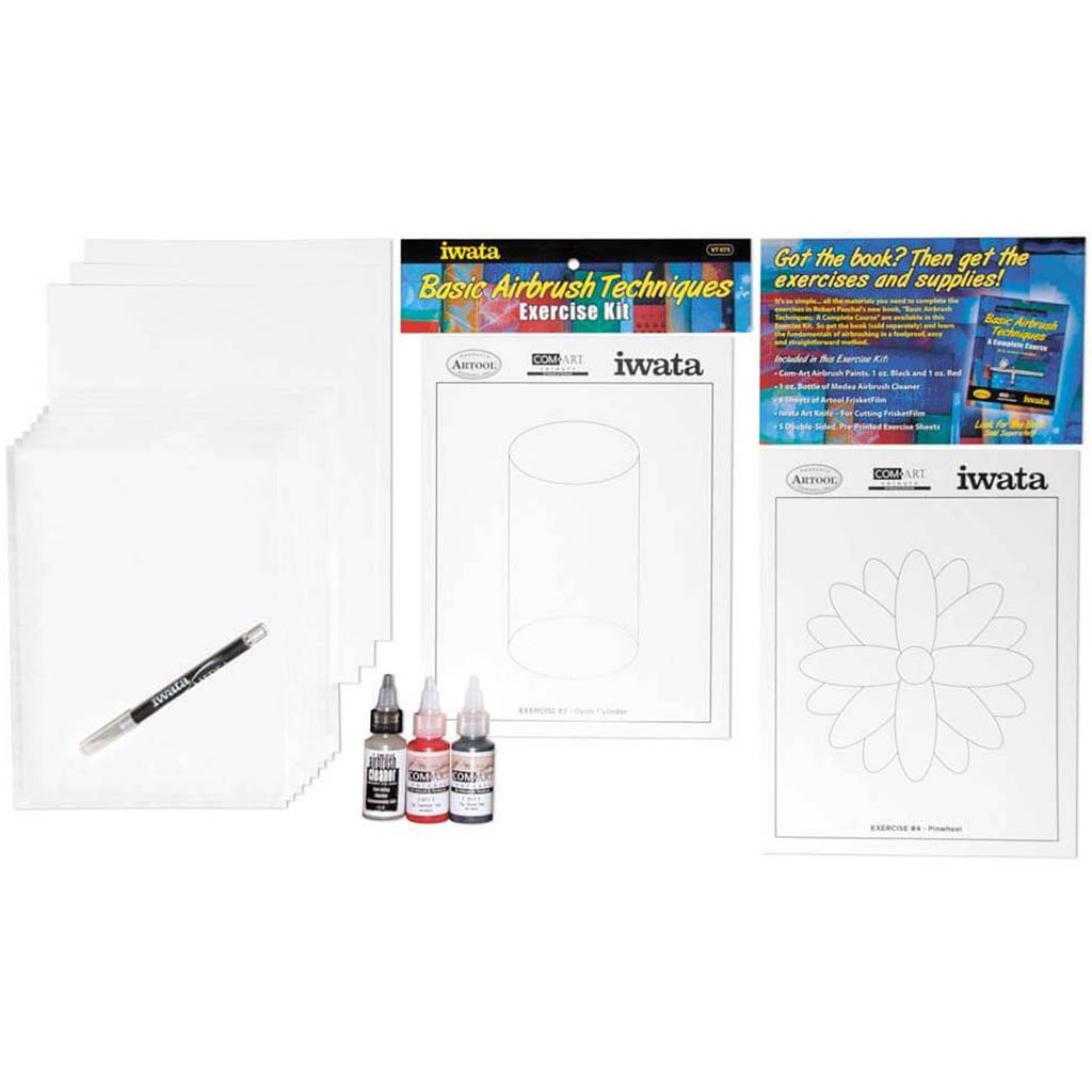 Basic Airbrush Techniques Exercise Kit