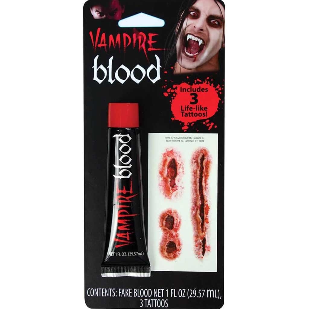 Vampire Blood Tattoos Makeup Kit 