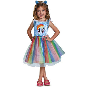 Rainbow Dash Dress Classic Costume