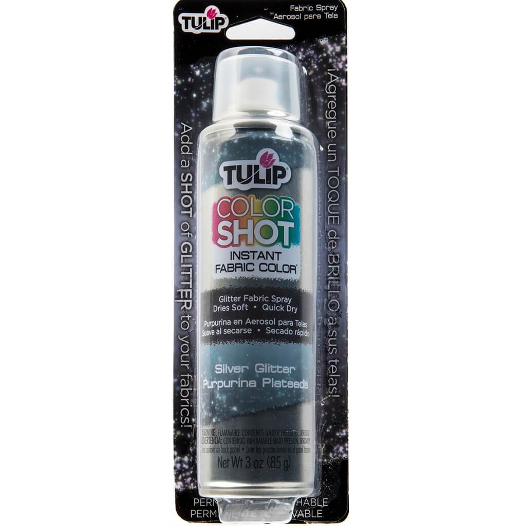 Color Shot Fabric Spray Aerosol Glitter Gold 3oz