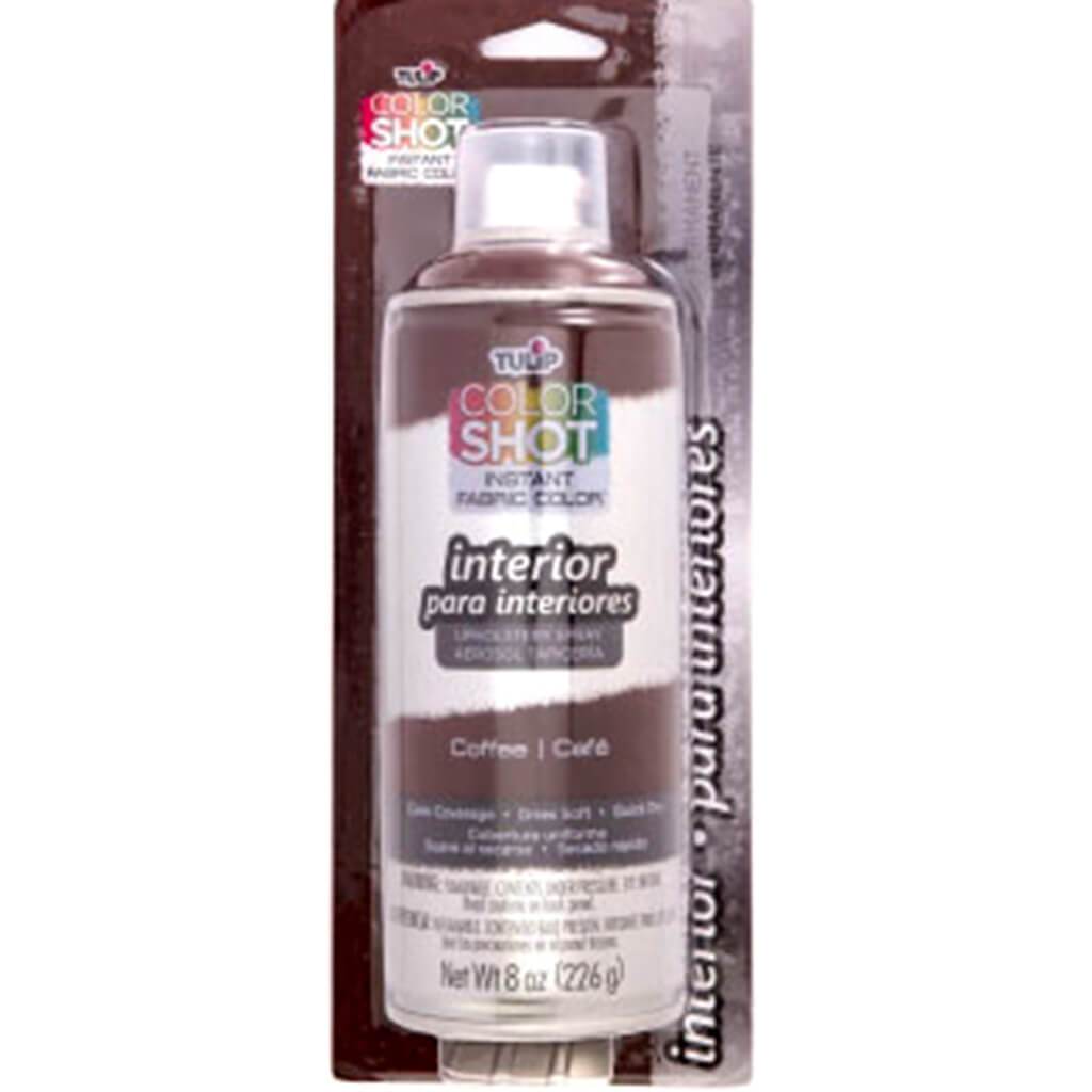 Color Shot Instant Fabric Spray indoor 8oz Scarlet