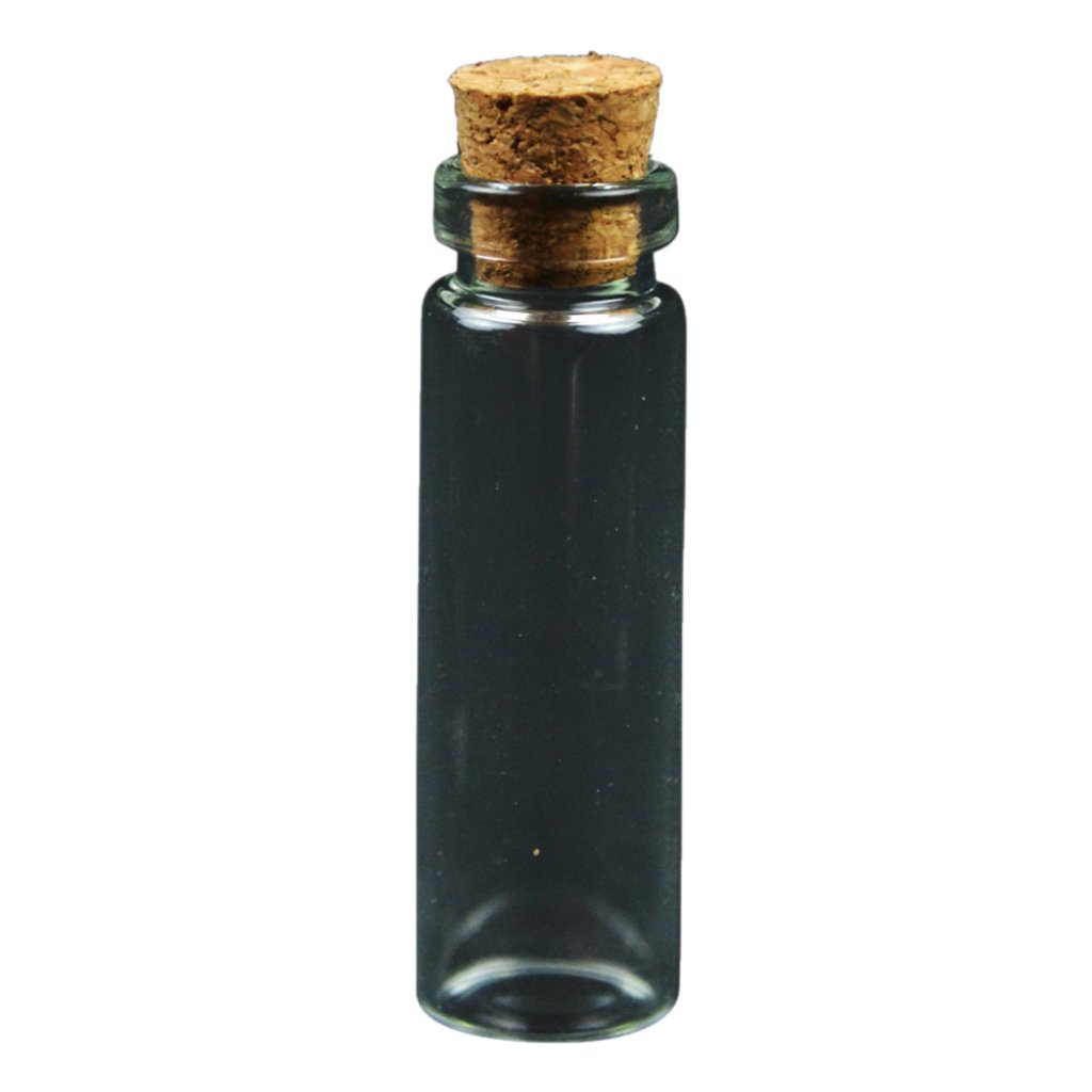 Mini Glass Vials W/ Cork 2Ml 1.5â€? 