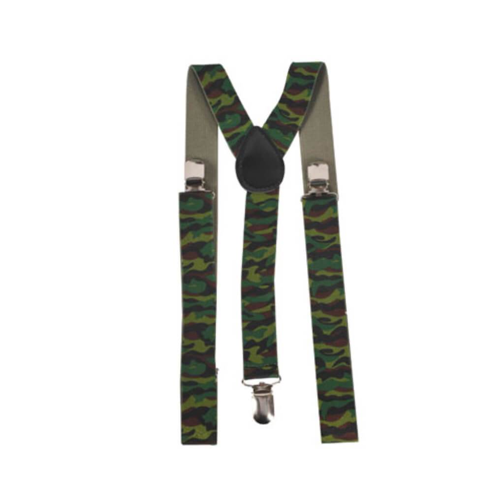 Camouflage Suspenders 