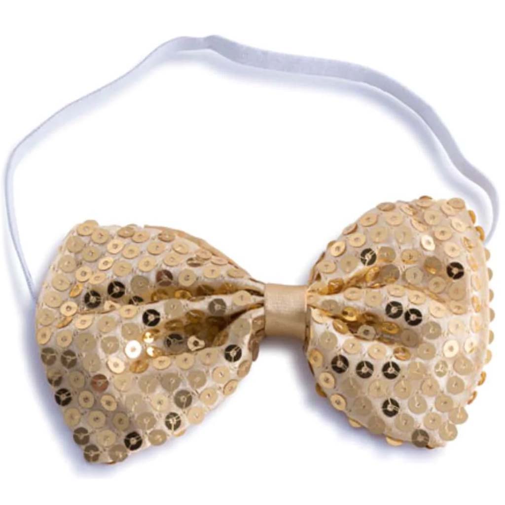 Sequined Bow Tie