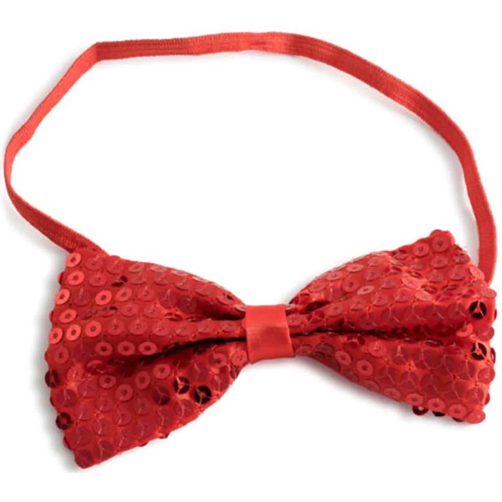 Sequined Bow Tie