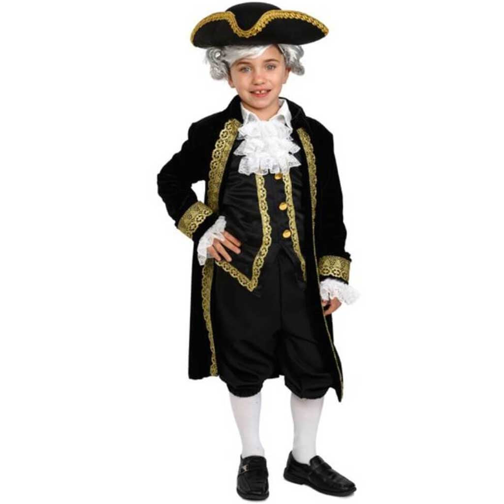 Historical Alexander Hamilton Costume (8-10) Medium