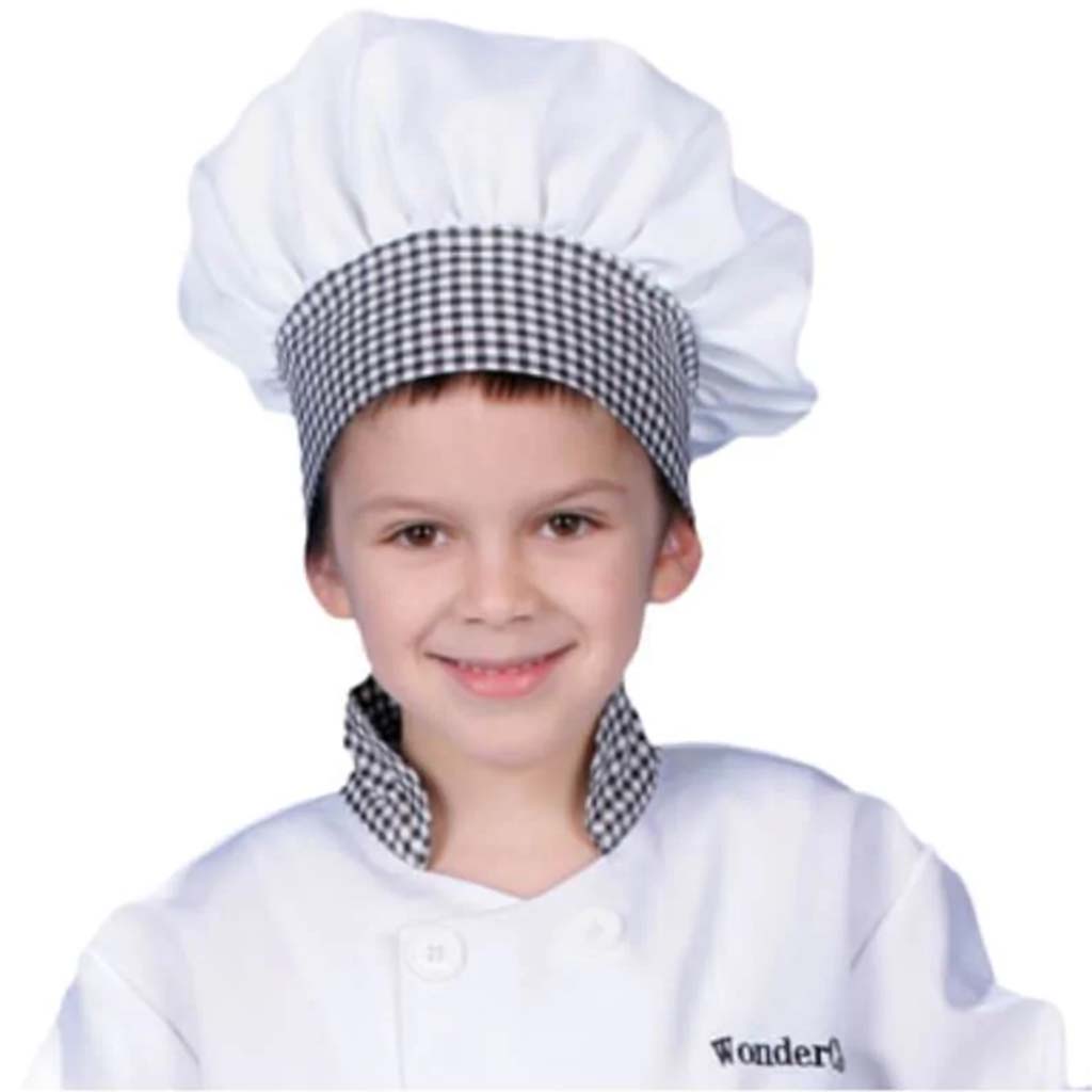 Gingham Chef Hat 