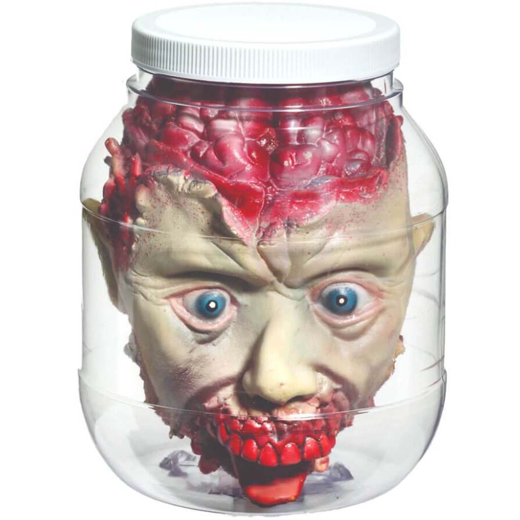 Head in Laboratory Jar