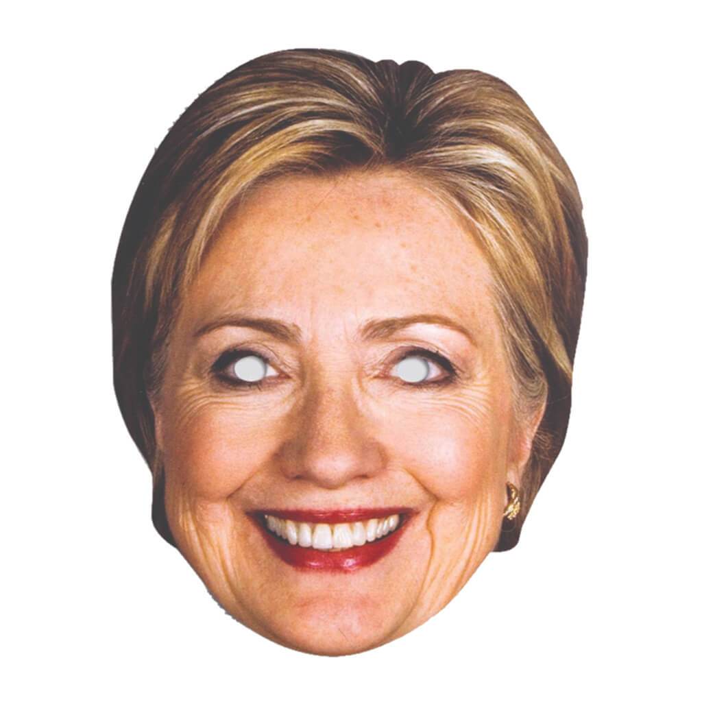 Hillary Clinton Paper Mask