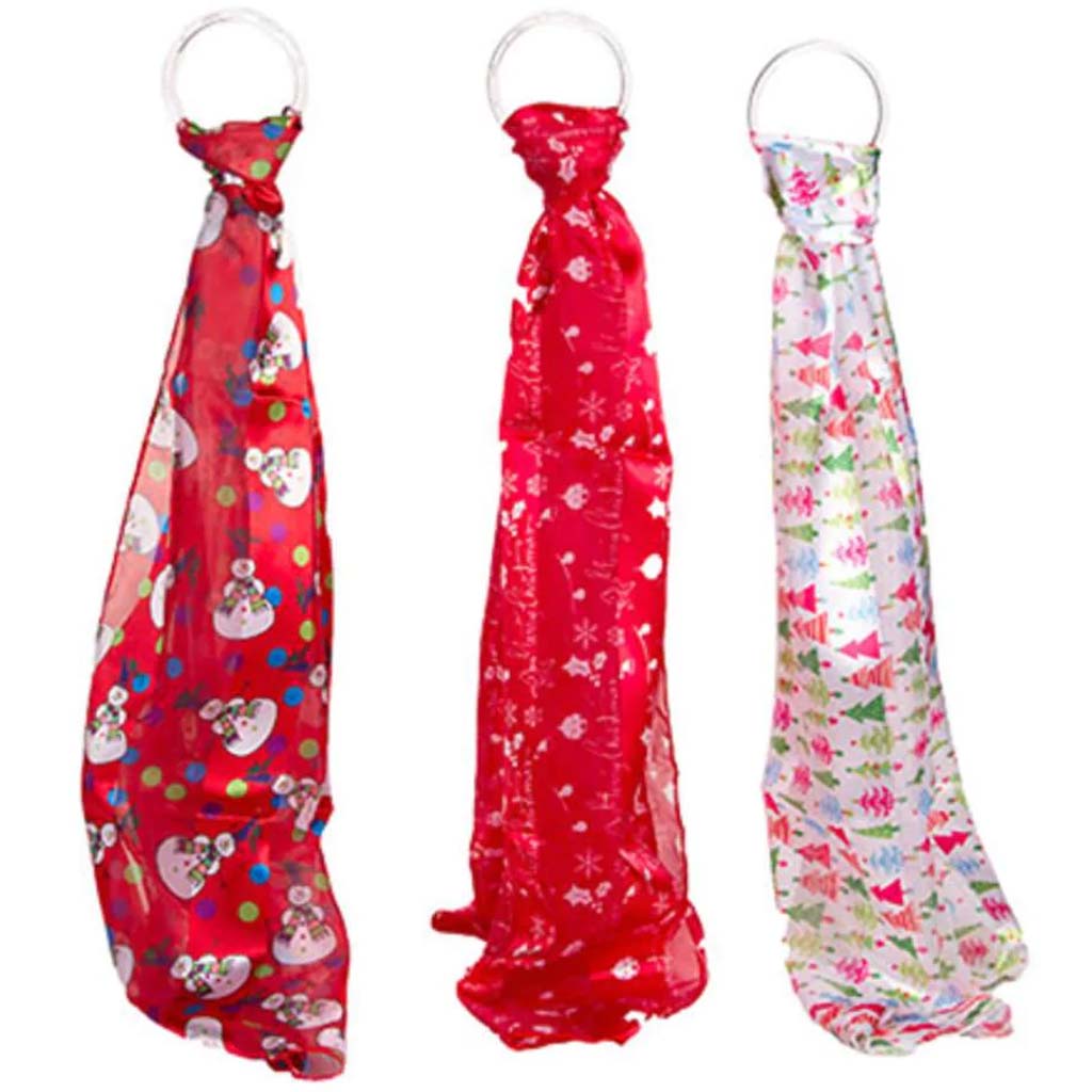 Holiday Fashion Scarves 3 Assorted 