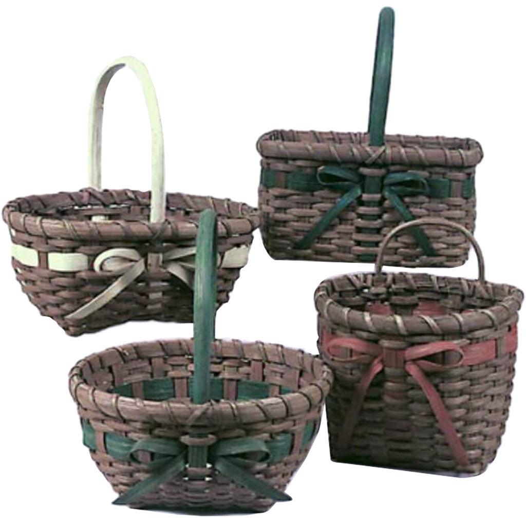 BASKET RATTAN 3 ASSORTED COLOR RECTANGLE 1 