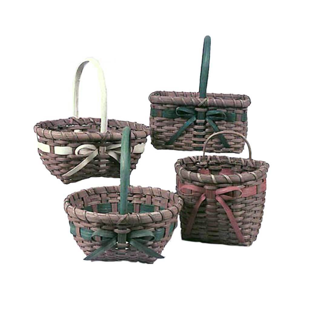 Basket Rattan 3 Assorted Color Oval 3