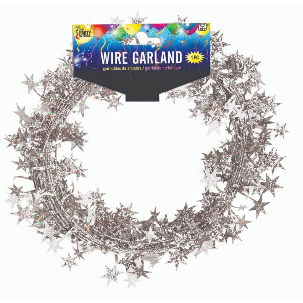 Star Garland Silver