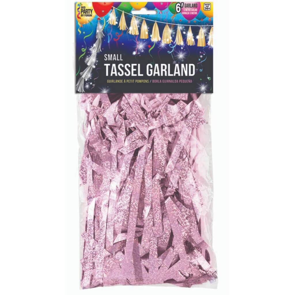Balloon Tassels Garland 8in Holographic