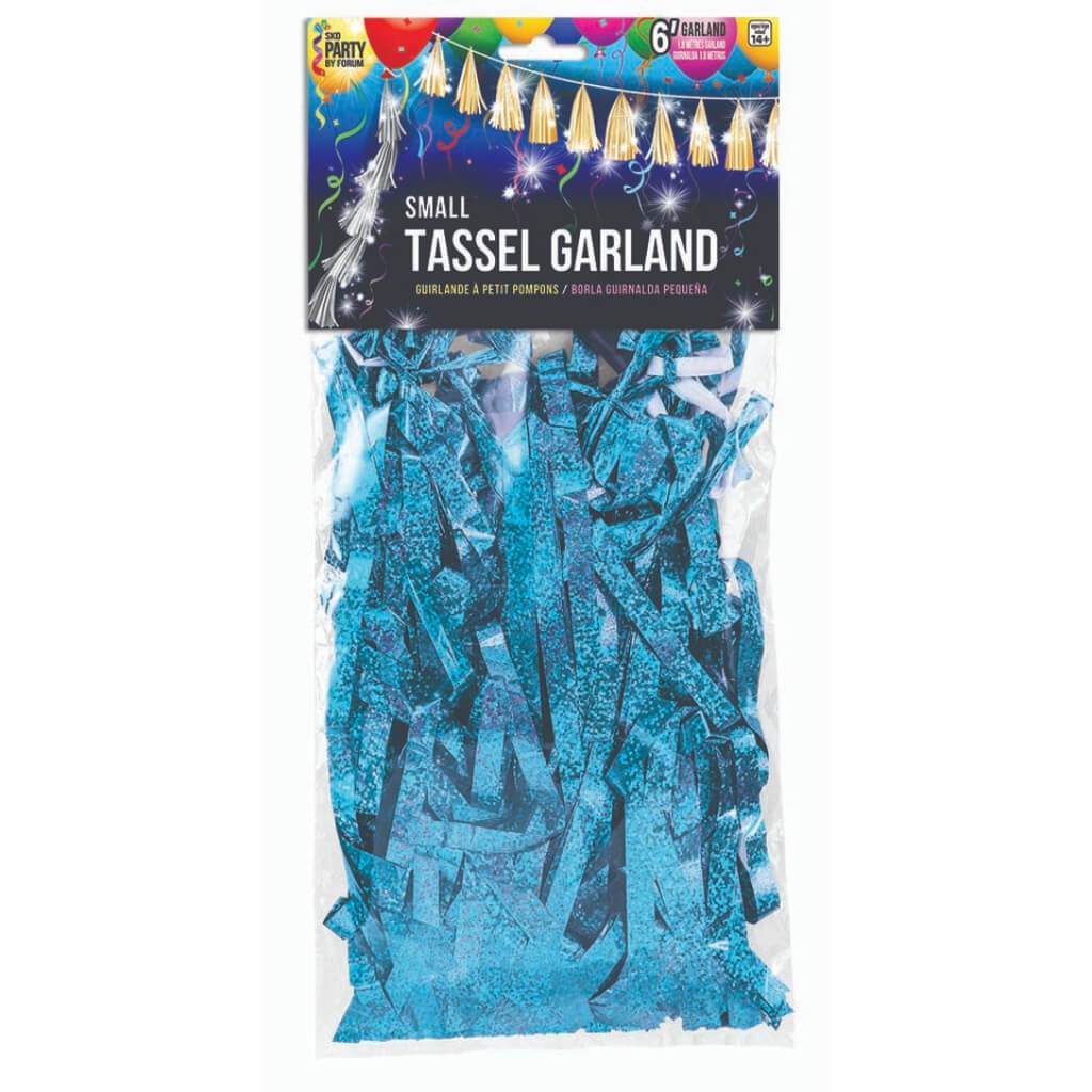 Balloon Tassels Garland 8in Holographic
