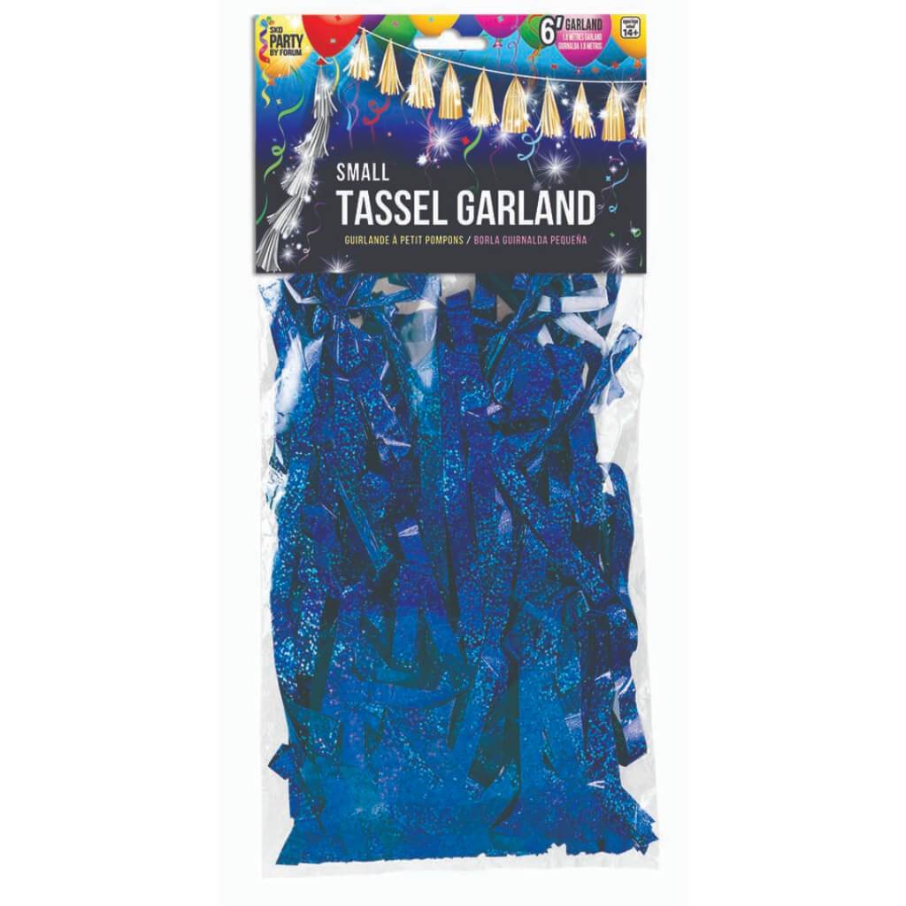 Balloon Tassels Garland 8in Holographic