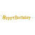 Diamond Happy Birthday Banner 4in