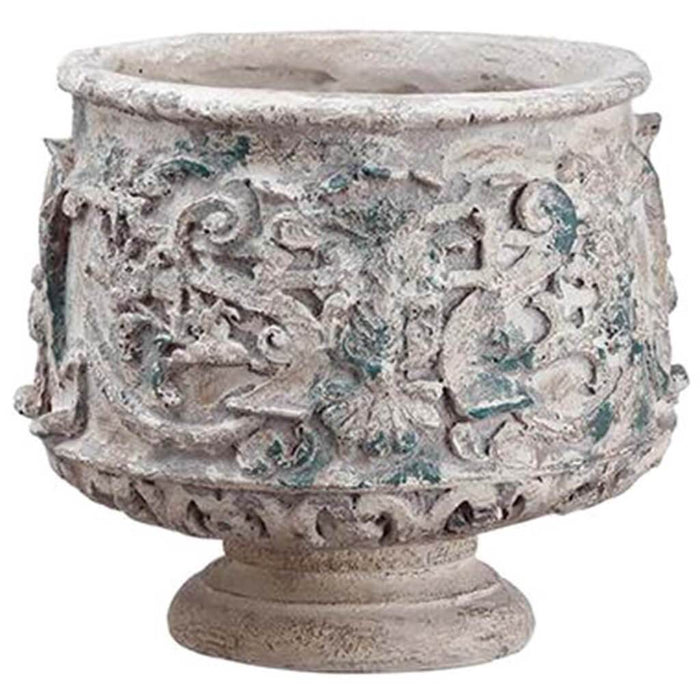Poly Resin Planter 10.6H12.6"D 