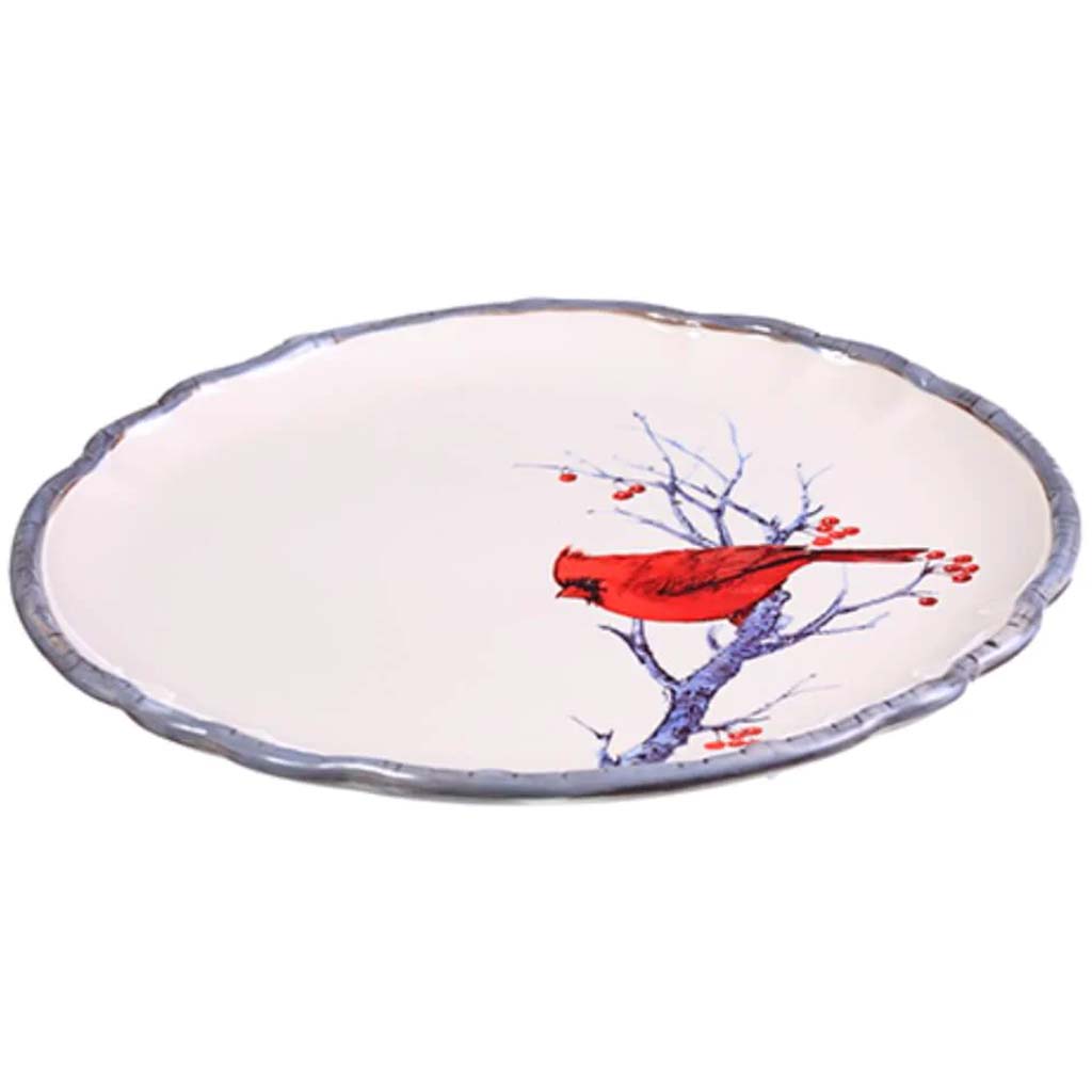 Cardinal Ceramic Plate 