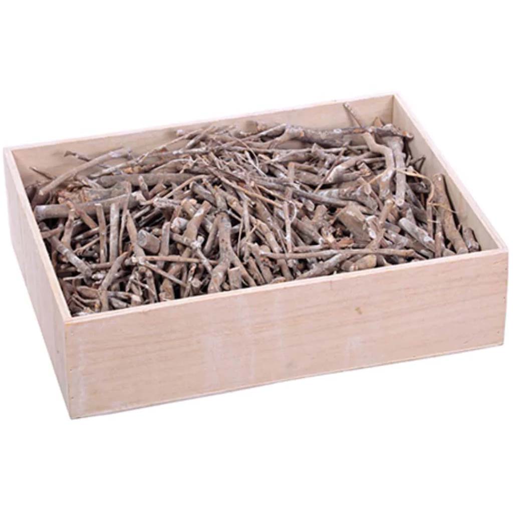 Twig Filler in Wood Box 