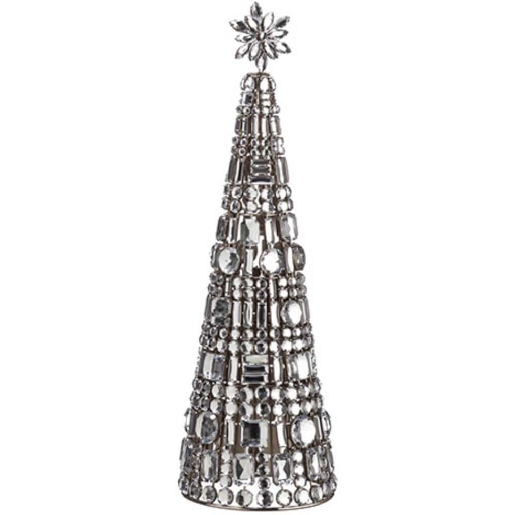 Rhinestone Cone Topiary 