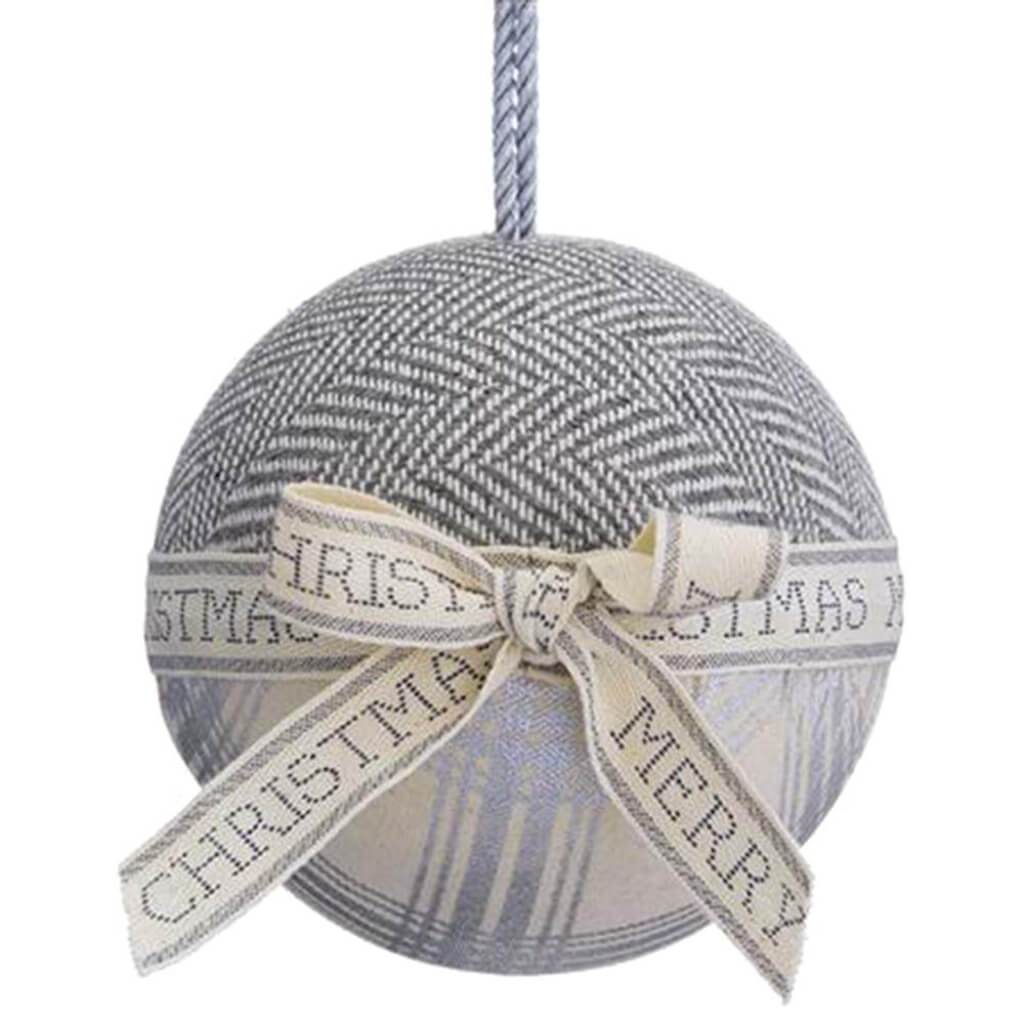 Merry Christmas Ball Ornament 