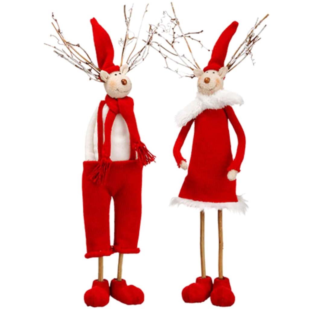 Mr. &amp; Mrs. Reindeer Set of 2 