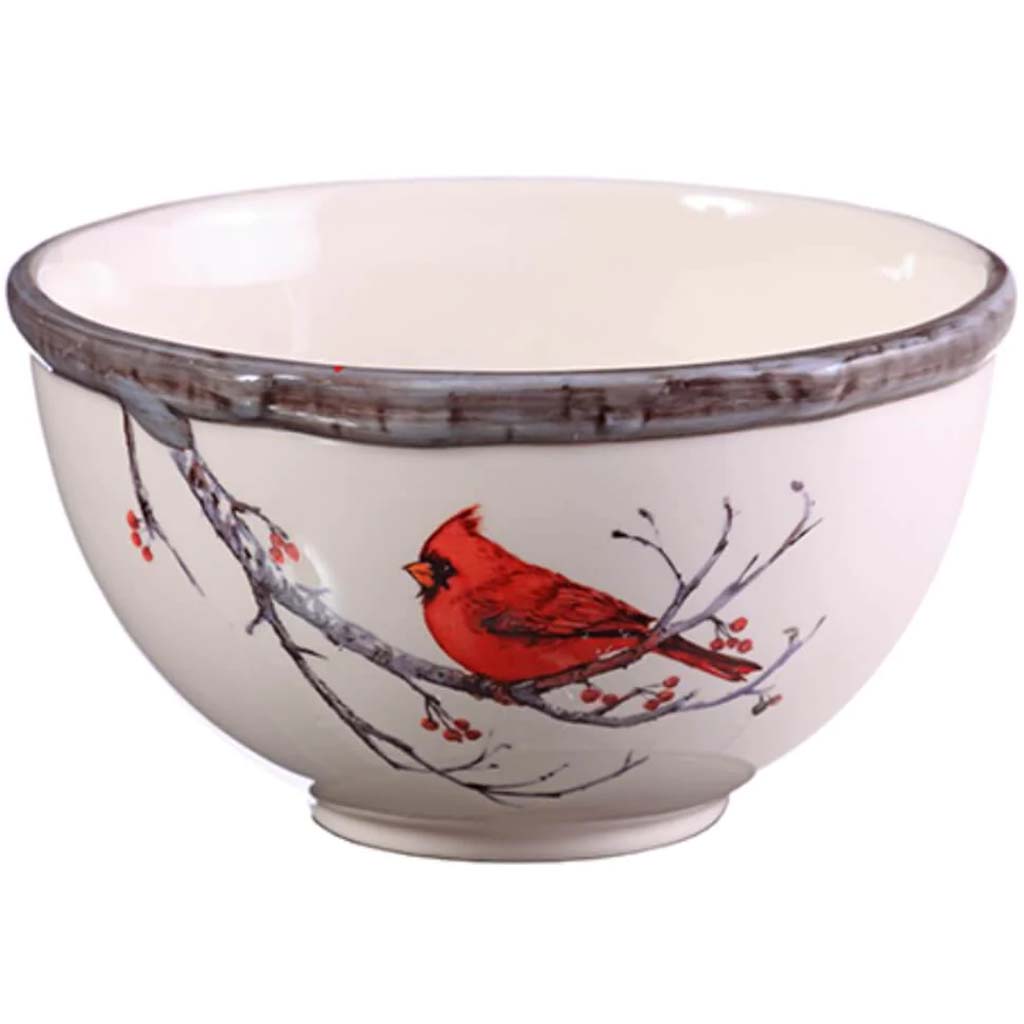 Cardinal Ceramic Bowl 