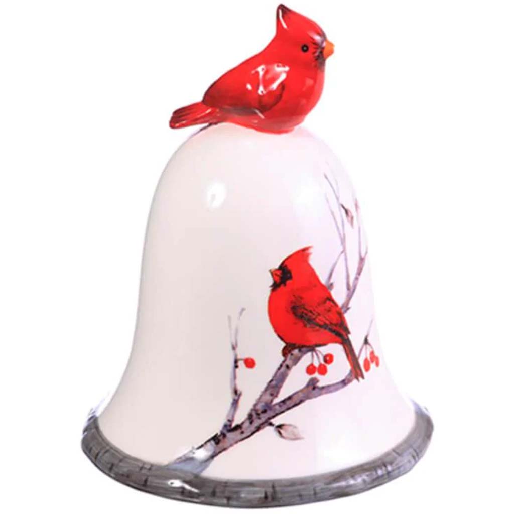 Cardinal Ceramic Bell 