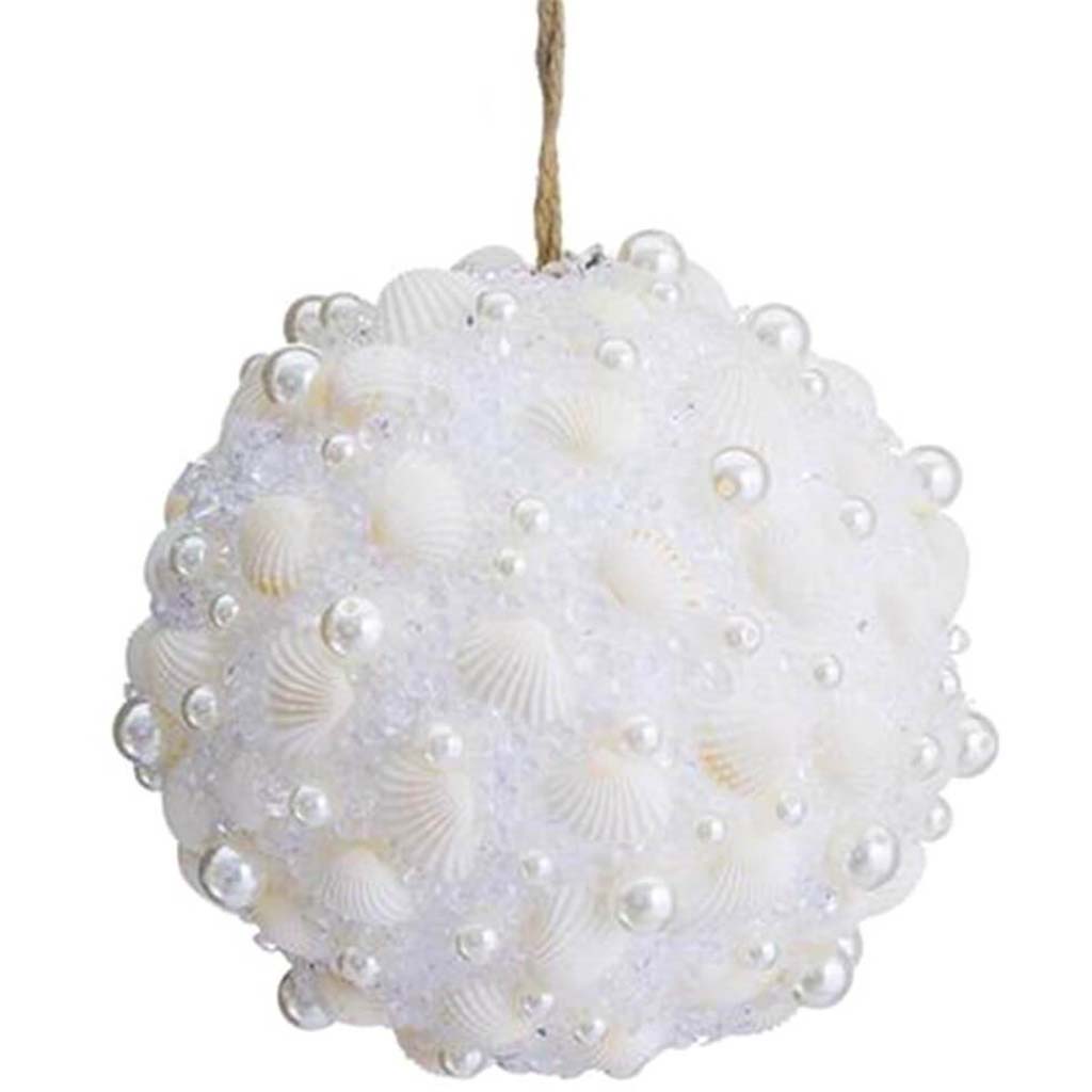 Shell/Pearl Ball Ornament 