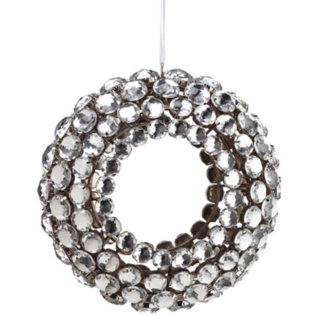 Rhinestone Ring Ornament 