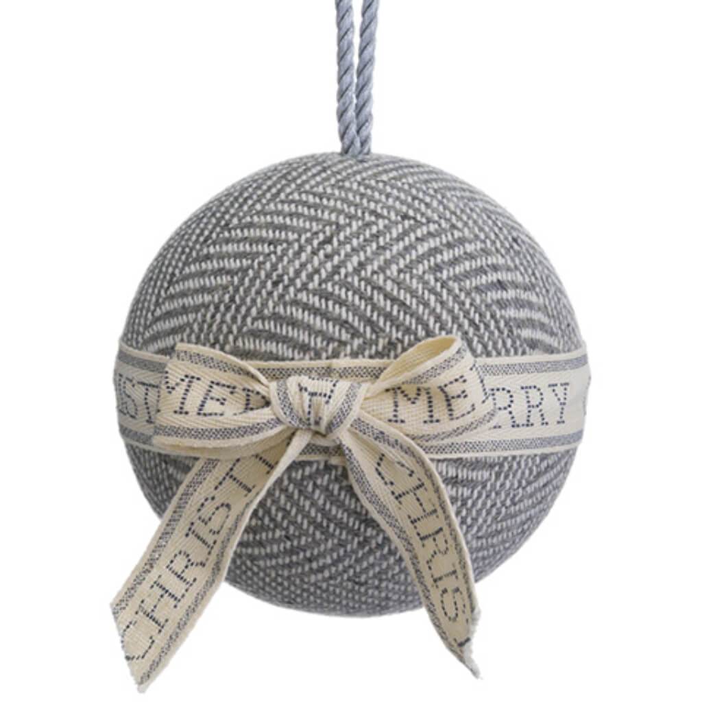 Merry Christmas Ball Ornament 