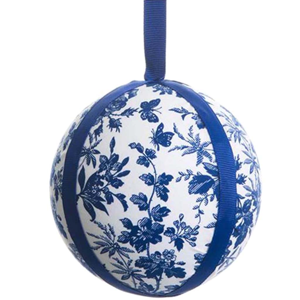 Flower Pattern Ball Ornament 