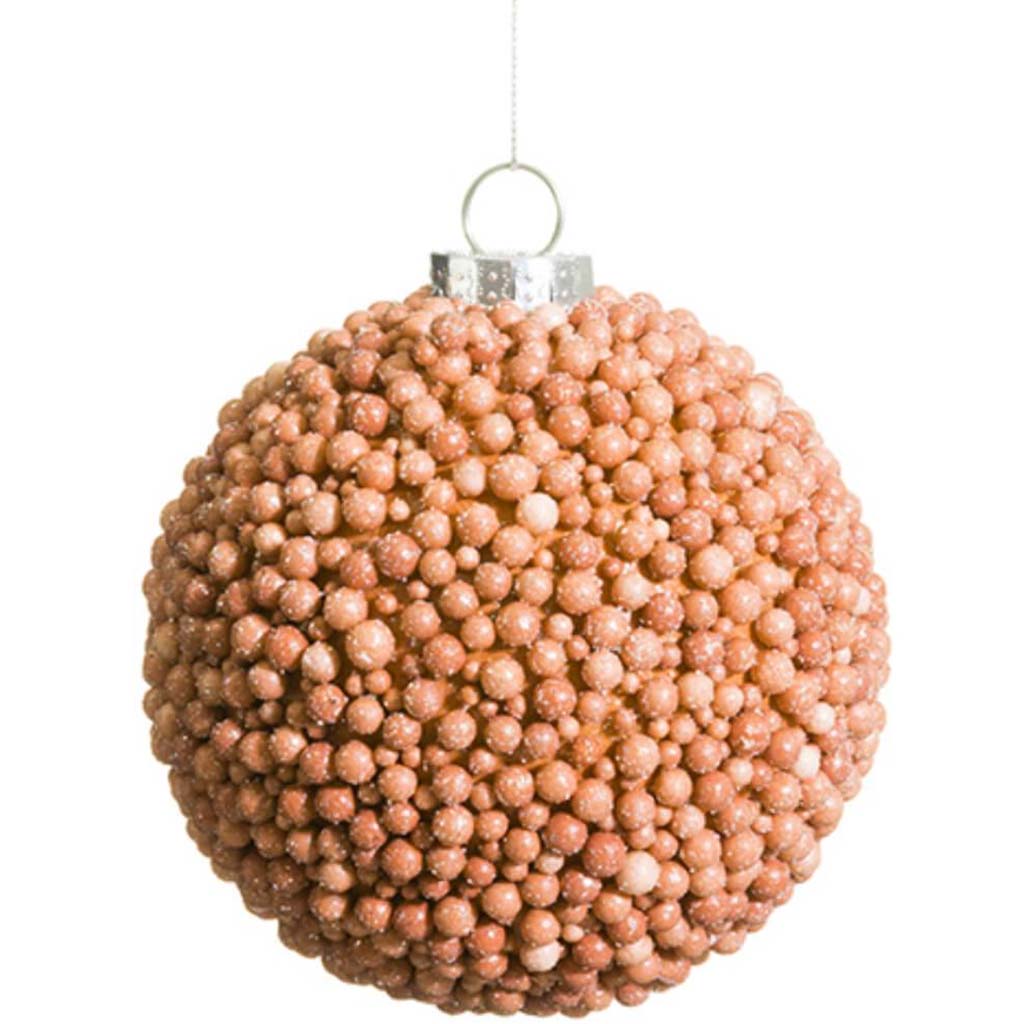 Glittered Berry Ball Ornament 