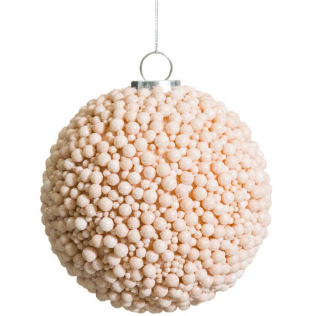 Glittered Berry Ball Ornament 