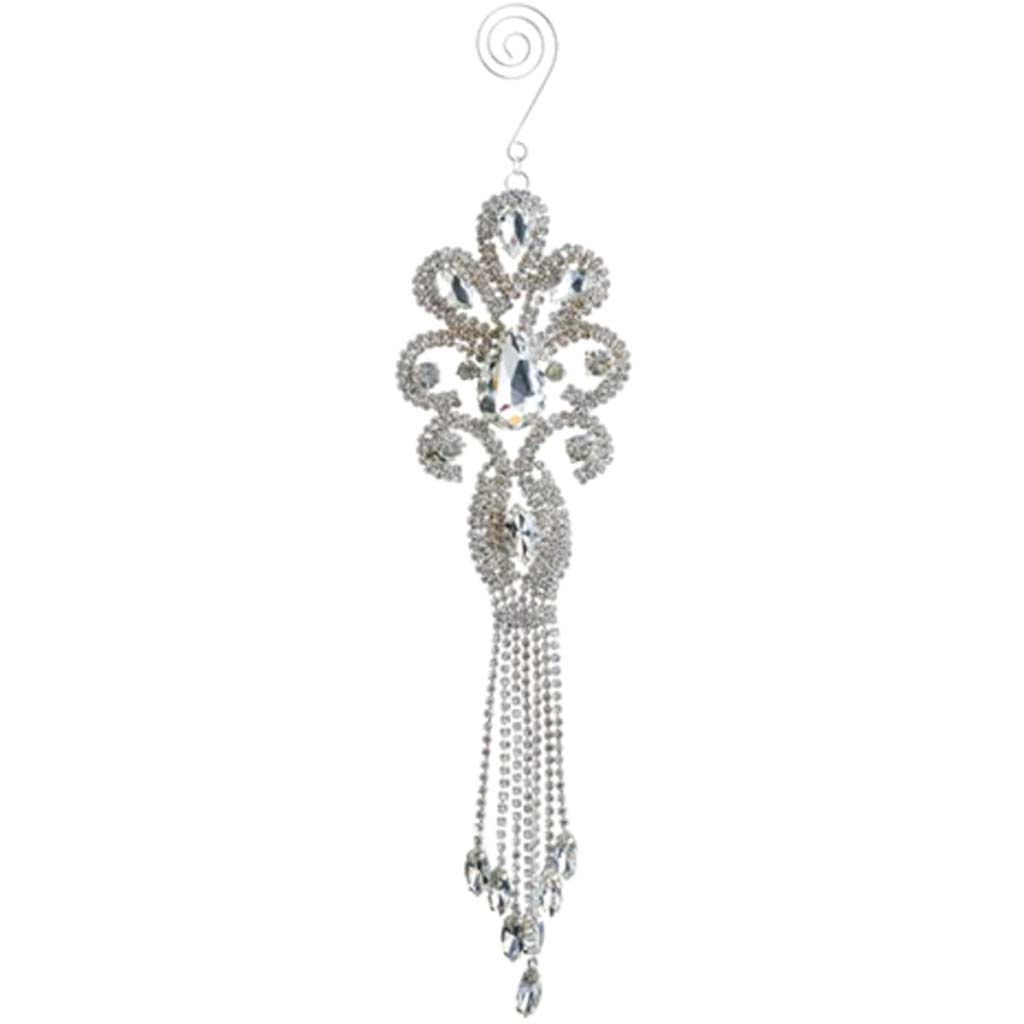 Rhinestone Drop Ornament 