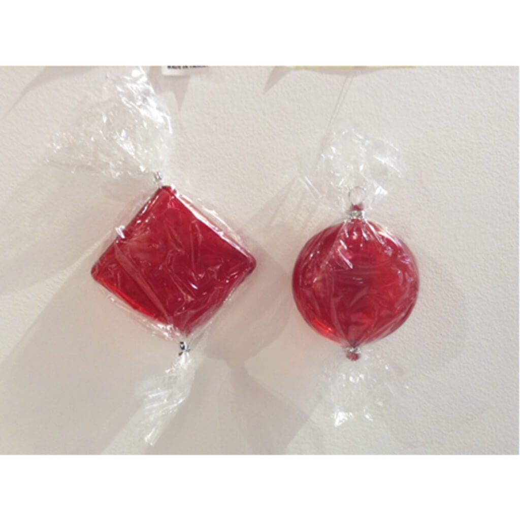 Candy Ornament Set of 2 