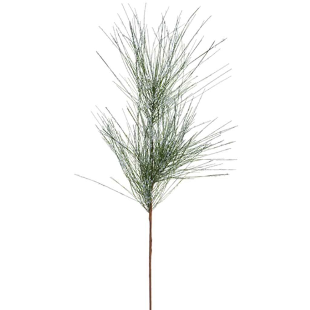 Iced Long Needle Pine Spray 