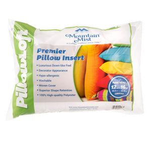 Mountain Mist® Pillowloft Pillow Forms: 12 x 16 Pillow Insert