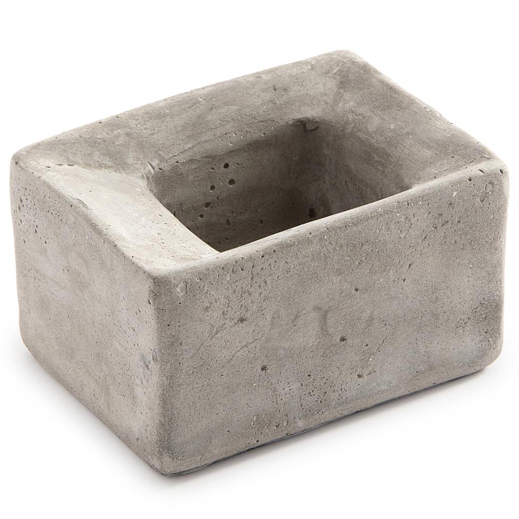 Cement Planter Pot Square 3in