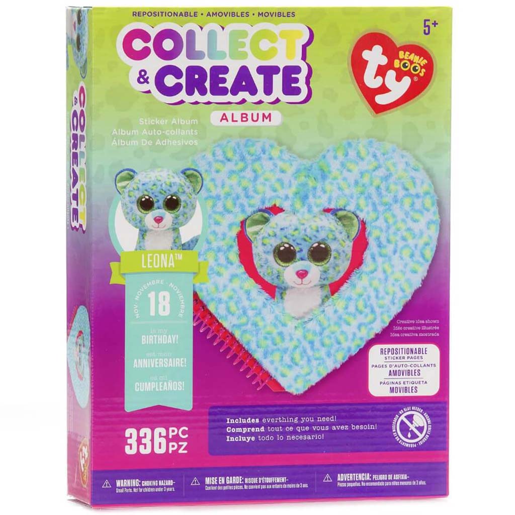 CRAFT KIT STICKER ALBUM LEOPARD 