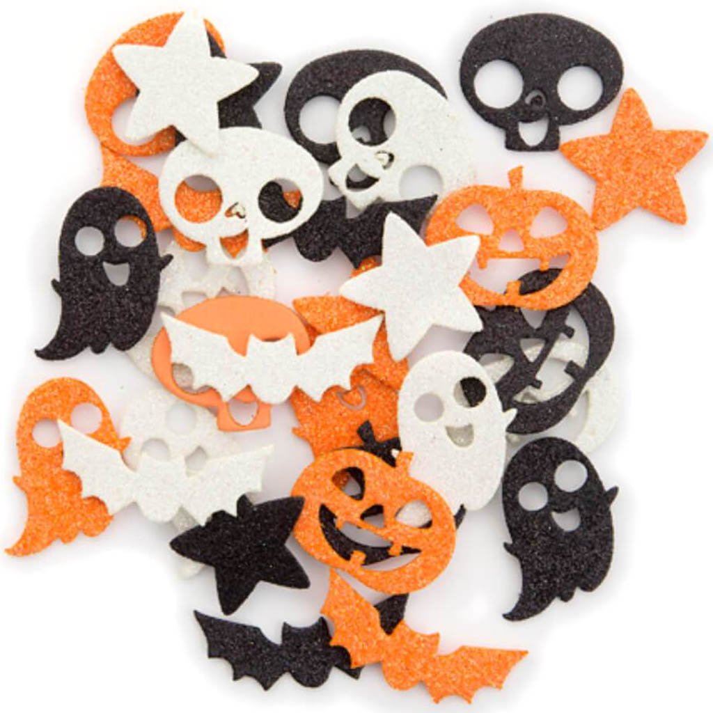 Foamies Halloween Foam Stickers: Icons, 30 pieces 