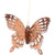 Butterfly Burlap 4in