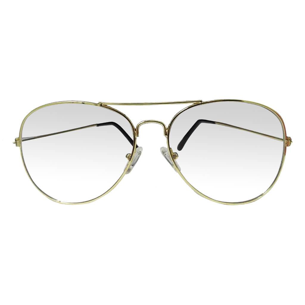 Aviator Clear Lense Glasses 