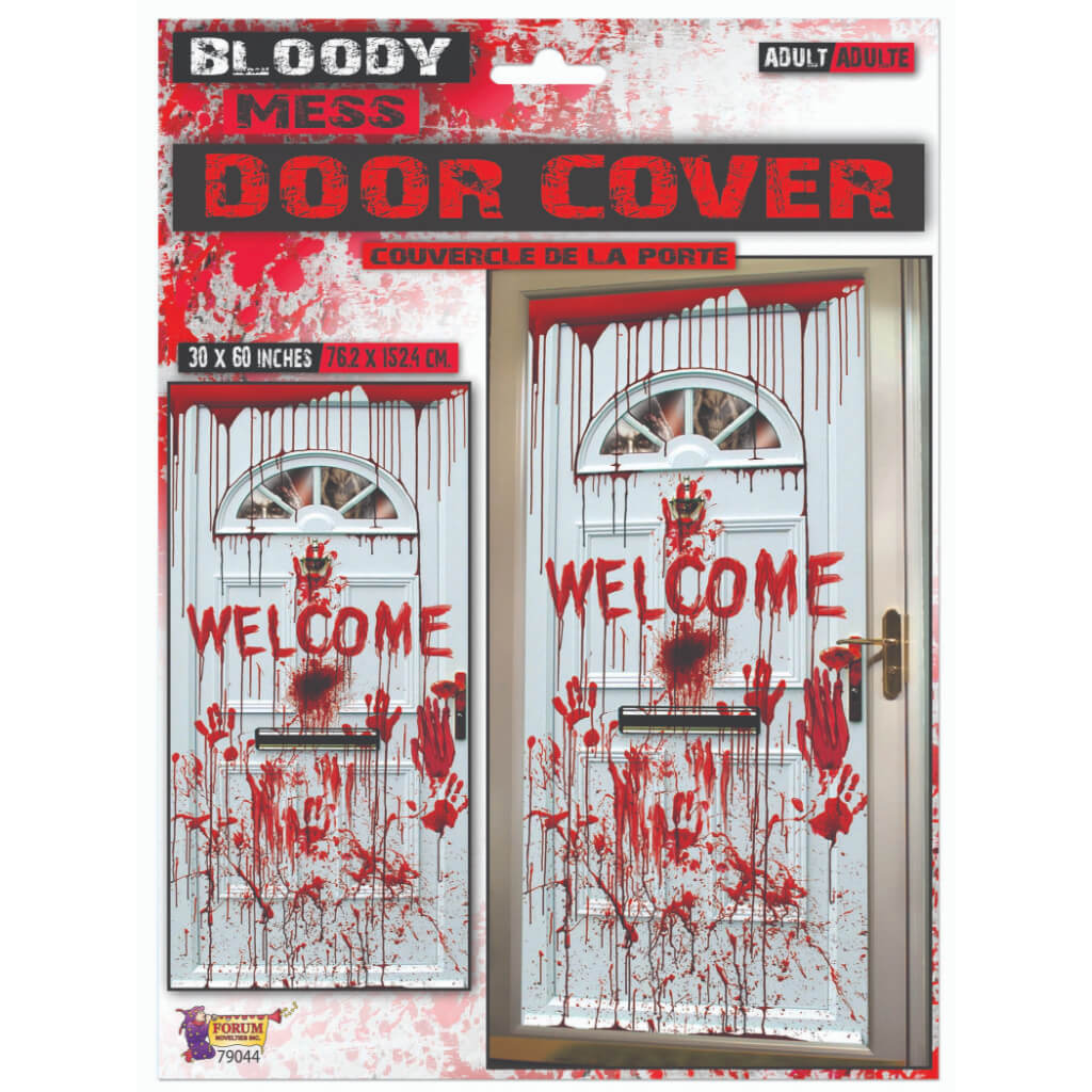 Bloody Mess Welcome Door Cover