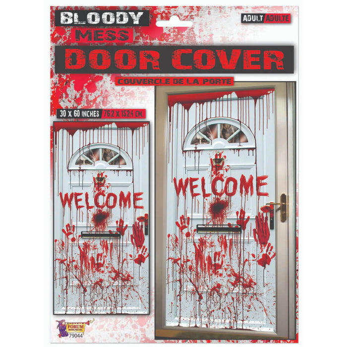 Bloody Mess Welcome Door Cover