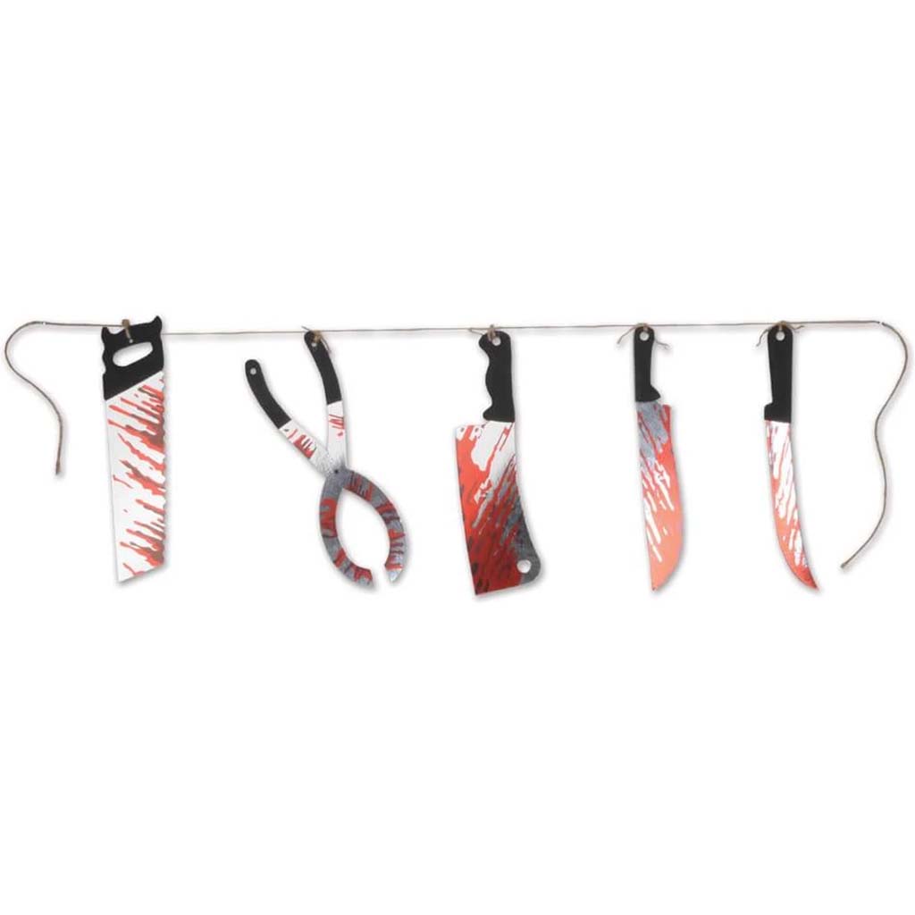 String Banner Bloody Knives 