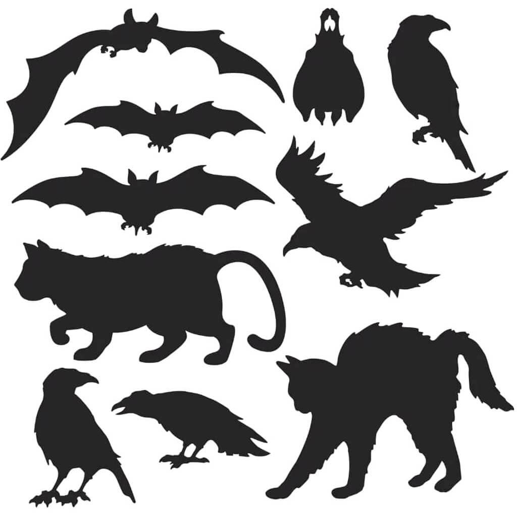 Cut-Outs Halloween Silhouettes 