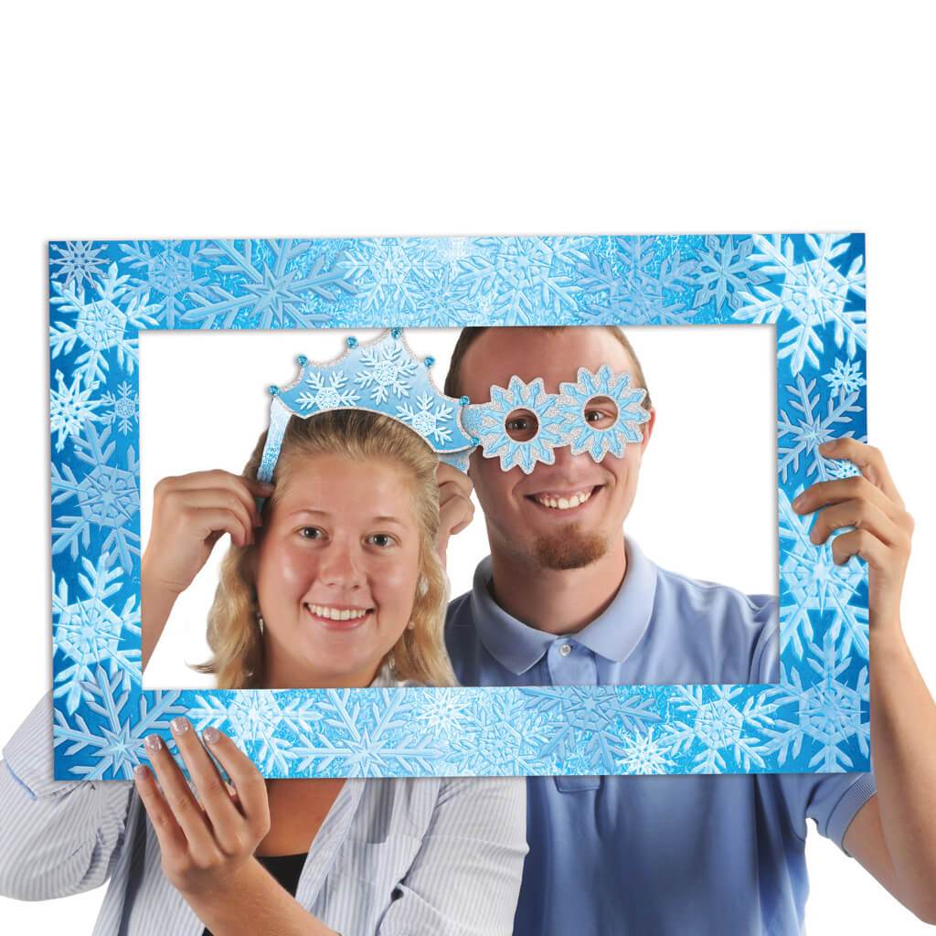 Snowflakes Photo Fun Frame 