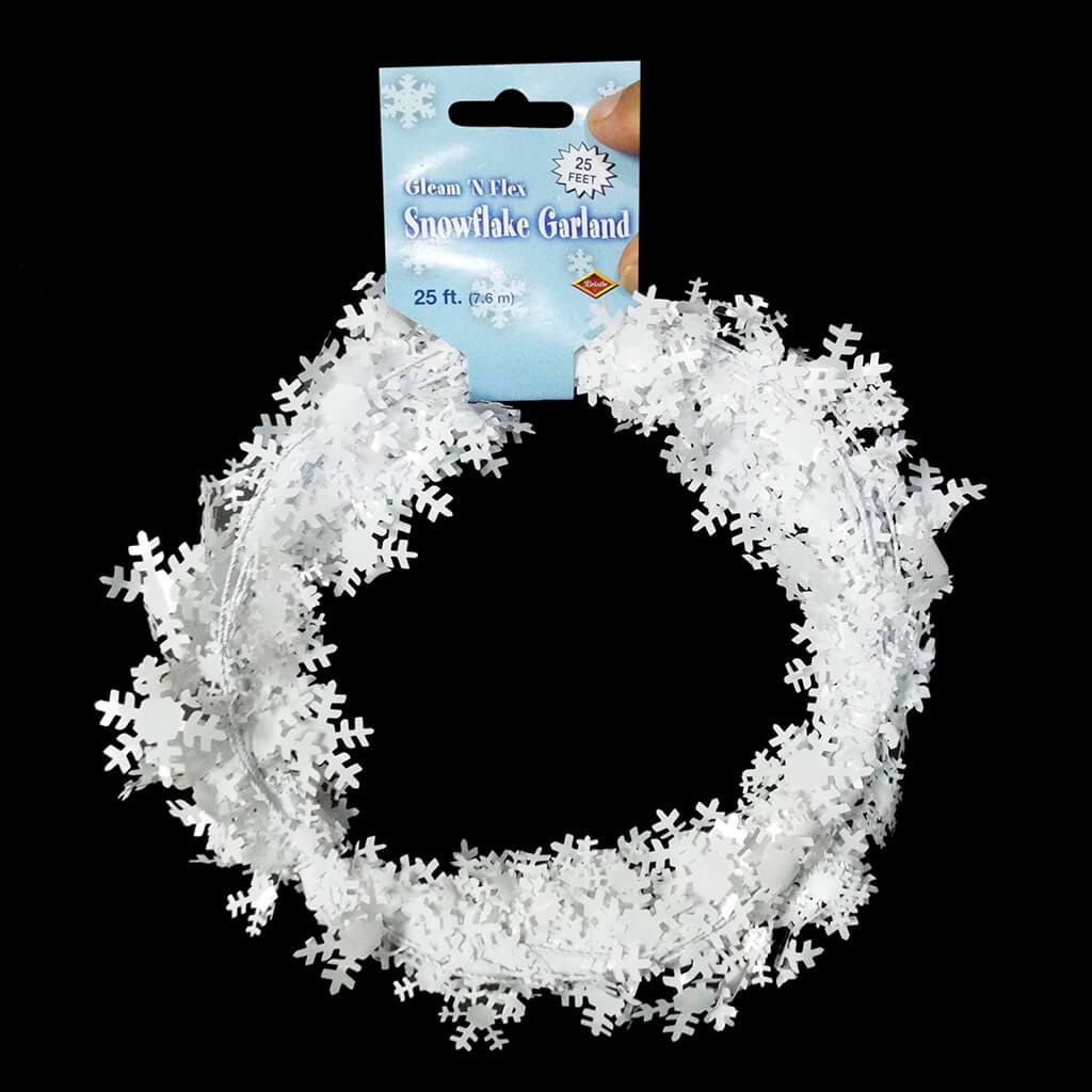 Snowflake Wire Garland 